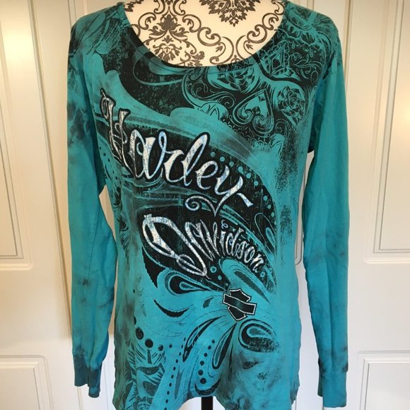 Harley Davidson Motorcycles Tops - Harley Davidson Motorcycles Durango CO Cotton XL